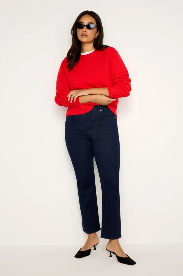 Women GOOD AMERICAN Sweaters COZYCREWNECK Grenadine003