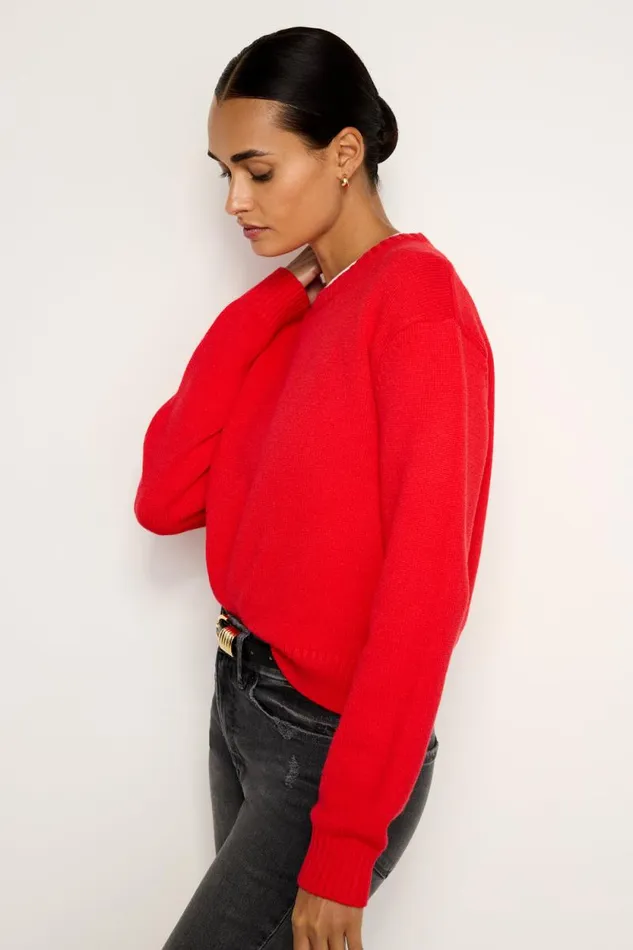 Women GOOD AMERICAN Sweaters COZYCREWNECK Grenadine003