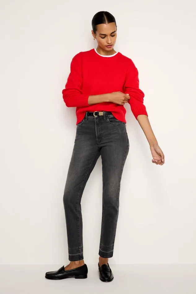 Women GOOD AMERICAN Sweaters COZYCREWNECK Grenadine003