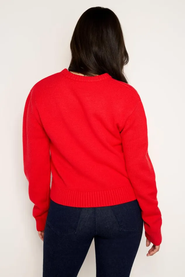Women GOOD AMERICAN Sweaters COZYCREWNECK Grenadine003