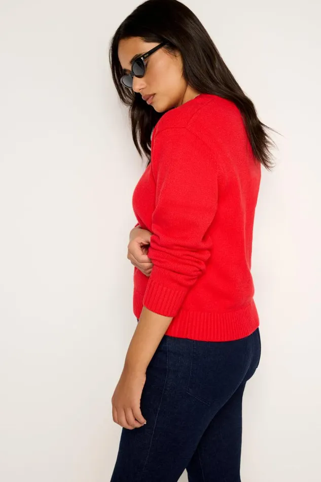 Women GOOD AMERICAN Sweaters COZYCREWNECK Grenadine003