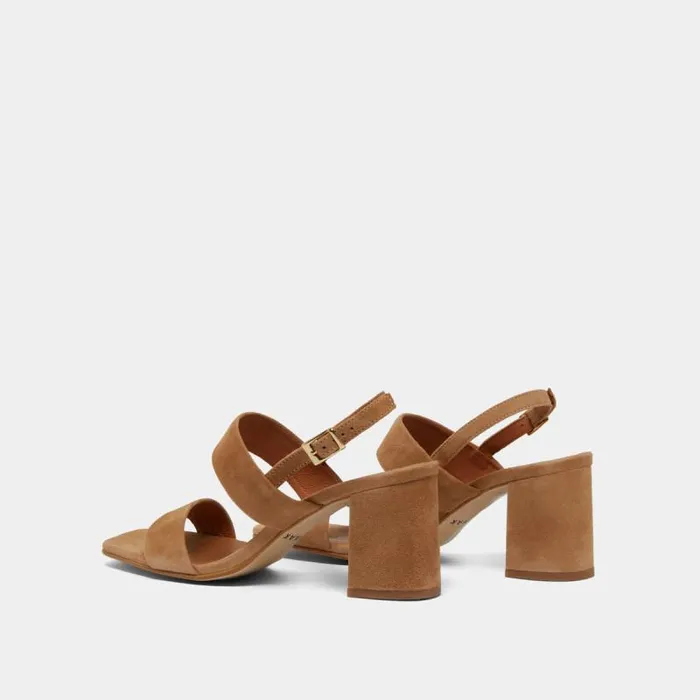 Women Heeled Sandals Camel JONAK Sandals