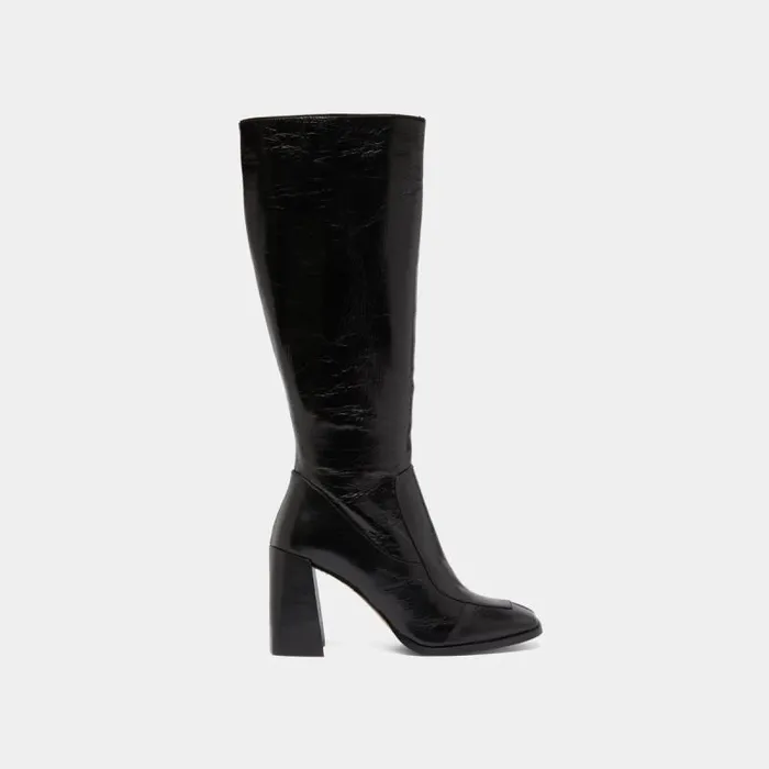 Women High Boots Black JONAK Boots Thighhigh Boots