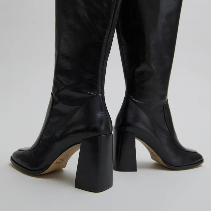 Women High Boots Black JONAK Boots Thighhigh Boots