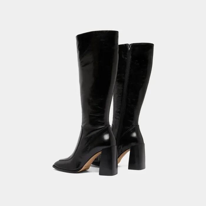 Women High Boots Black JONAK Boots Thighhigh Boots