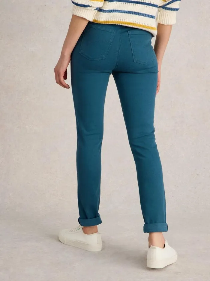 Women Janey Cotton Mid Rise Jegging Dk Teal White Stuff Jeans Women Janey Cotton Mid Rise Jegging Dk Teal White Stuff Jeans