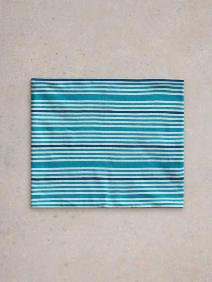 Women Jersey Versatile Roll Blue Multi White Stuff Scarves