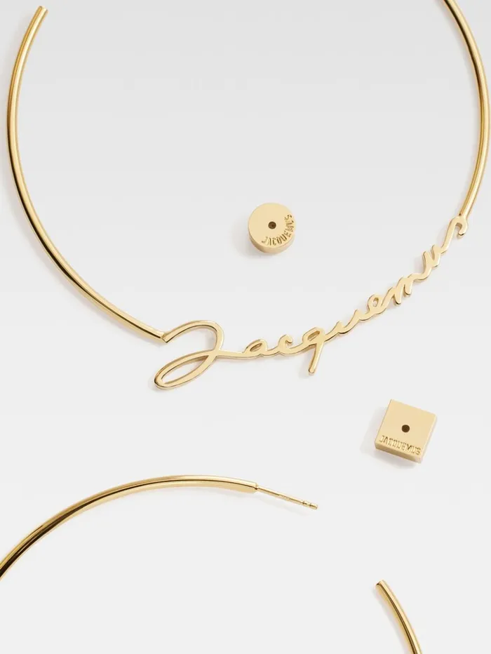 Women Jewellery JACQUEMUS The Jacquemus Hoops Earrings Gold