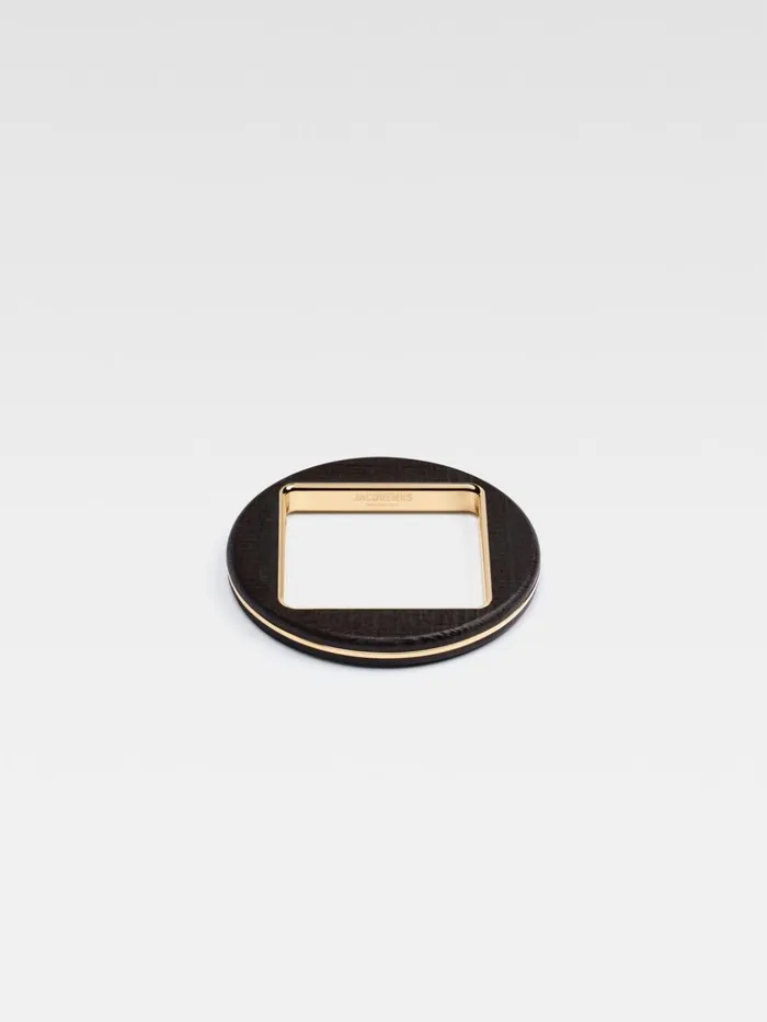 Women Jewellery JACQUEMUS The Rond Bracelet Gold Brown