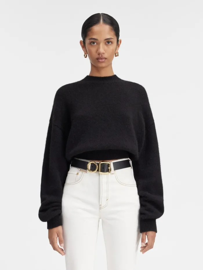 Women Knits JACQUEMUS The Jacquemus Knit Black Women Knits JACQUEMUS The Jacquemus Knit Black
