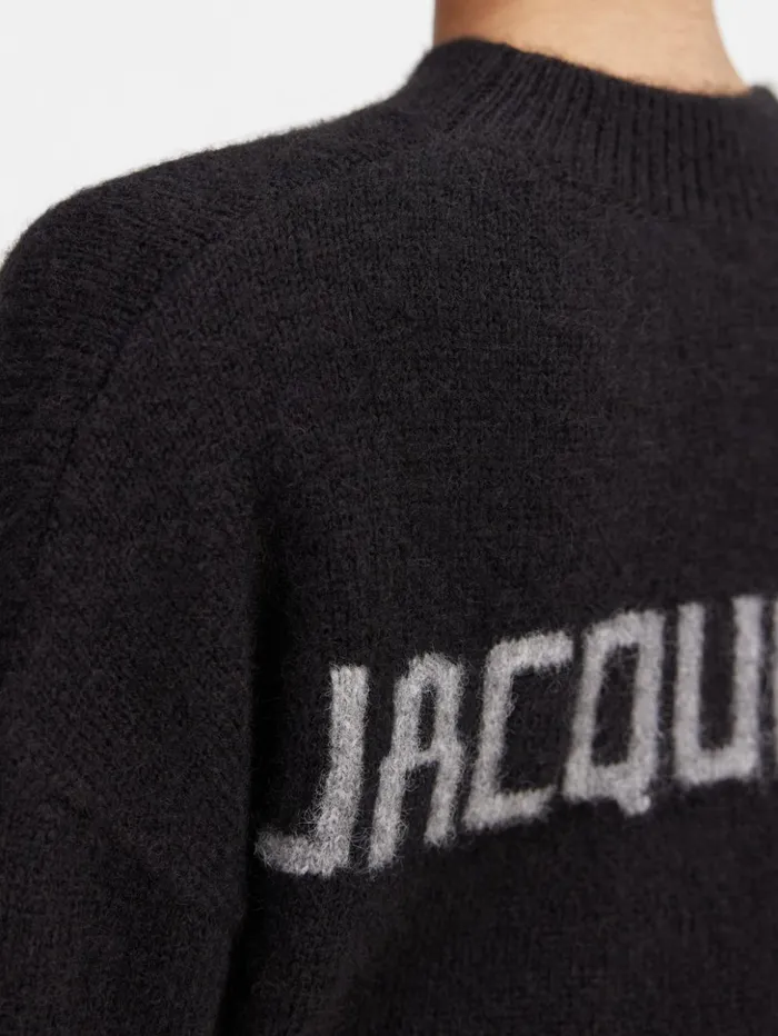 Women Knits JACQUEMUS The Jacquemus Knit Black Women Knits JACQUEMUS The Jacquemus Knit Black