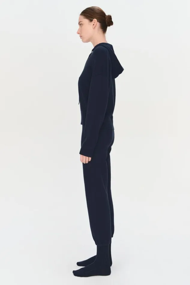 Women Knitwear Jonathan Simkhai Hoodie Blue Hoodie Women Knitwear Jonathan Simkhai Hoodie Blue Hoodie