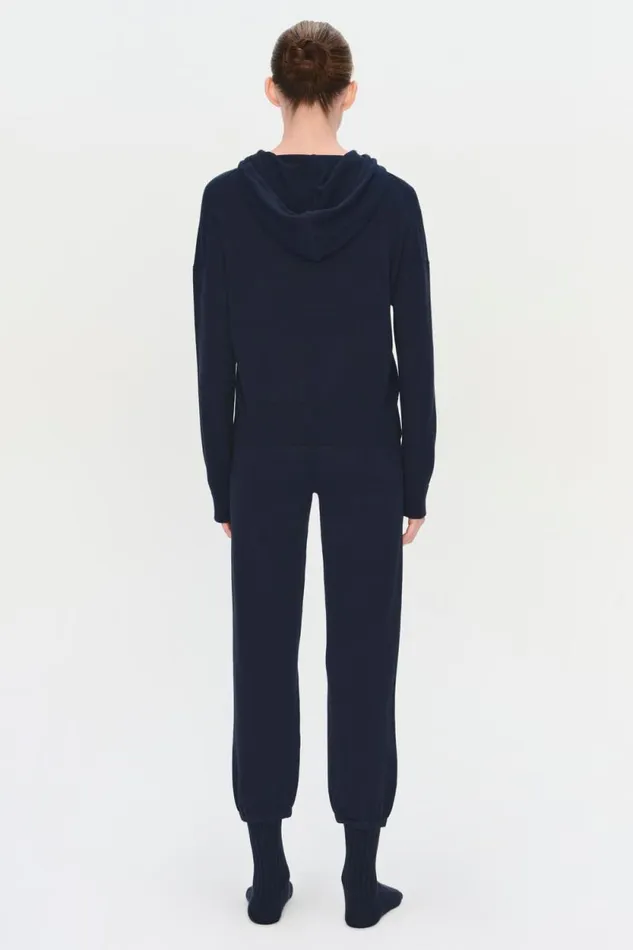 Women Knitwear Jonathan Simkhai Hoodie Blue Hoodie Women Knitwear Jonathan Simkhai Hoodie Blue Hoodie