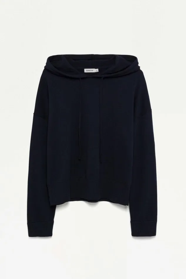 Women Knitwear Jonathan Simkhai Hoodie Blue Hoodie Women Knitwear Jonathan Simkhai Hoodie Blue Hoodie