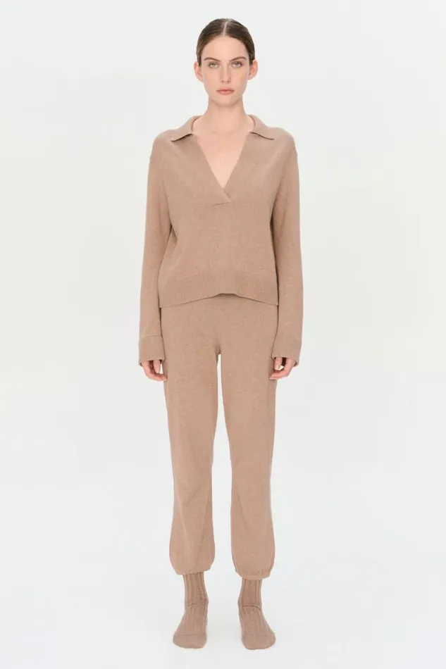 Women Knitwear Jonathan Simkhai Long Sleeve Polo