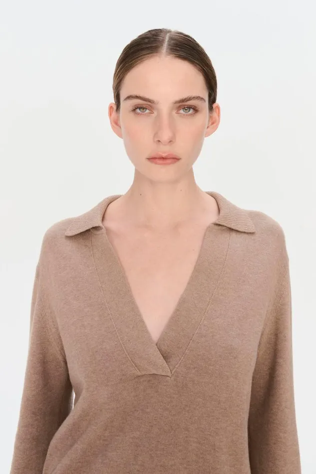 Women Knitwear Jonathan Simkhai Long Sleeve Polo Women Knitwear Jonathan Simkhai Long Sleeve Polo