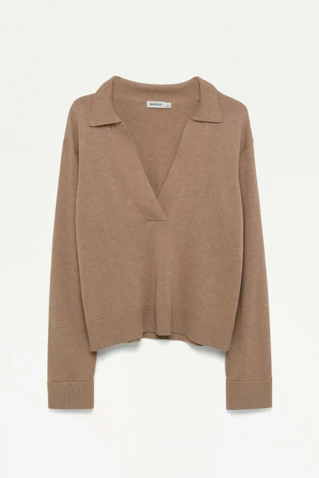 Women Knitwear Jonathan Simkhai Long Sleeve Polo Women Knitwear Jonathan Simkhai Long Sleeve Polo