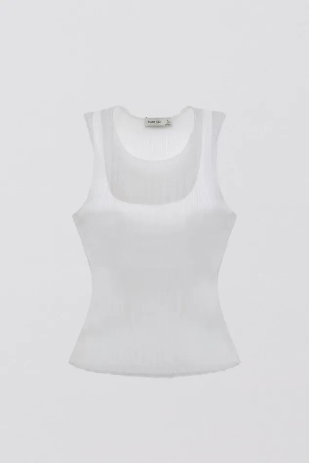 Women Knitwear Jonathan Simkhai Oakley Tank