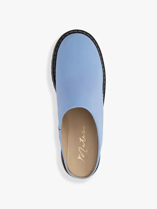 Women Lena Chunky Mule Alice Blue Shoes Lisa Says Gah