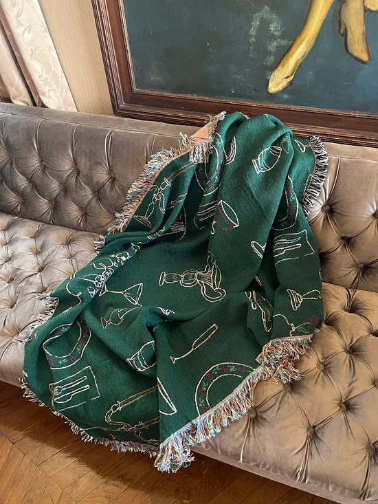 Women Lisa Says Gah Archie Throw Blanket Set The Table Forest Home