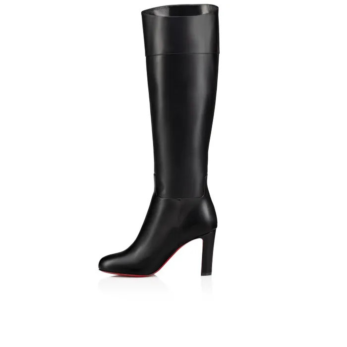 Women Loo Botta 85 Mm Boots 8211 Calf Leather 8211 Black Christian Louboutin Boots