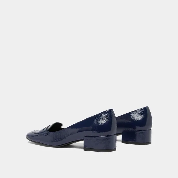 Women Lowheeled Loafers Blue JONAK Loafers