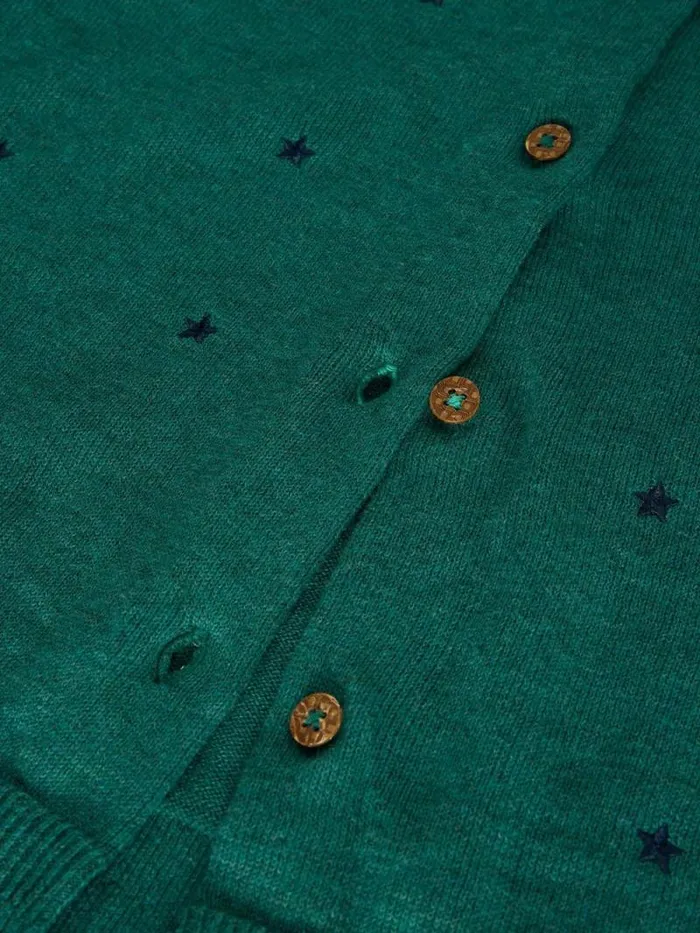 Women LULU EMBROIDERED CARDI Teal Multi White Stuff Knitwear Women LULU EMBROIDERED CARDI Teal Multi White Stuff Knitwear