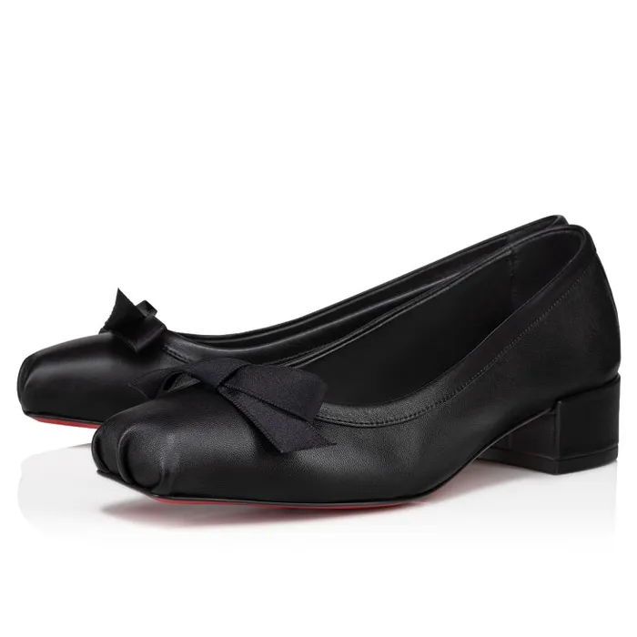 Women Mamaflirt 30 Mm Ballerinas 8211 Nappa Leather 8211 Black Christian Louboutin Flats and Loafers