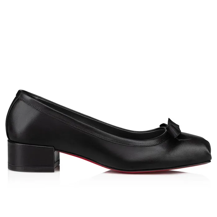 Women Mamaflirt 30 Mm Ballerinas 8211 Nappa Leather 8211 Black Christian Louboutin Flats and Loafers