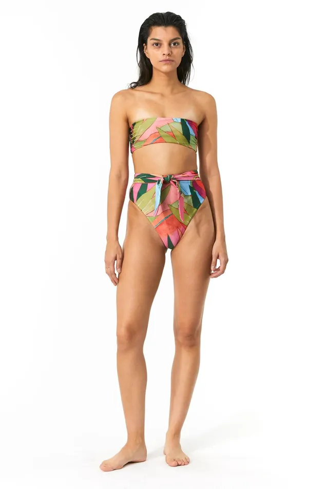 Women Mara Hoffman Bikini Bottoms Goldie Bikini Bottom Print