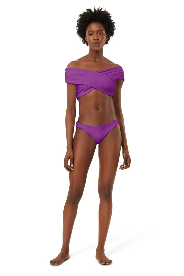 Women Mara Hoffman Bikini Bottoms Kay Bikini Bottom Violet