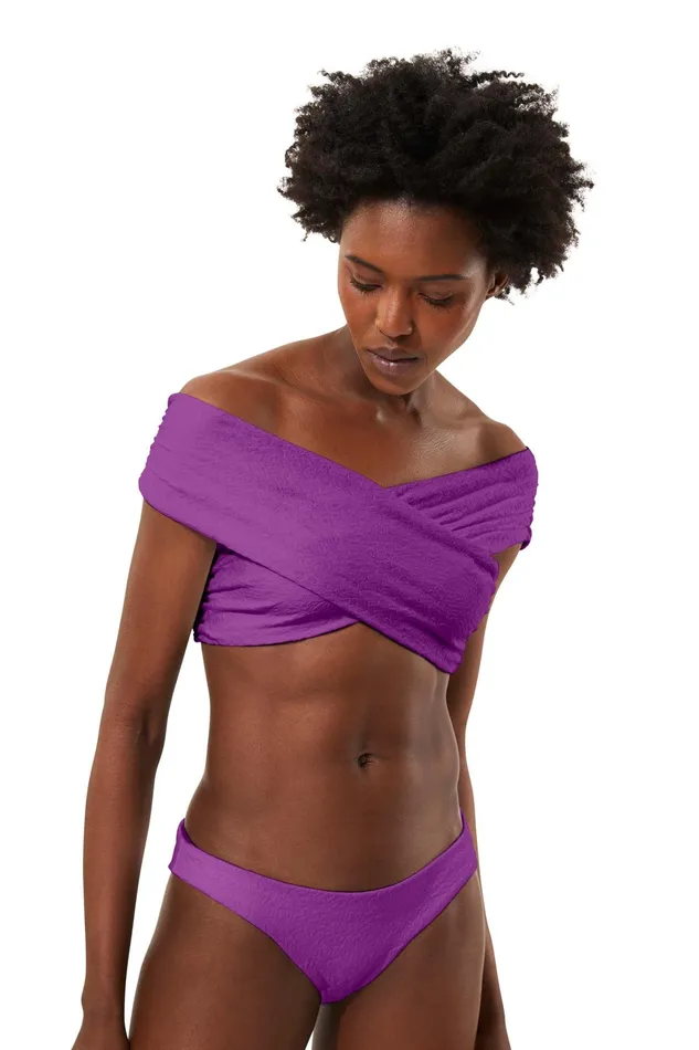 Women Mara Hoffman Bikini Bottoms Kay Bikini Bottom Violet Women Mara Hoffman Bikini Bottoms Kay Bikini Bottom Violet