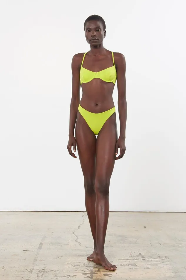 Women Mara Hoffman Bikini Bottoms Reva Bikini Bottom Green