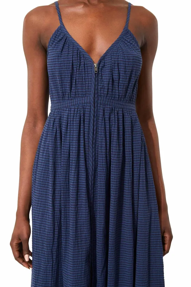 Women Mara Hoffman Dresses Enrica Dress Blue Women Mara Hoffman Dresses Enrica Dress Blue
