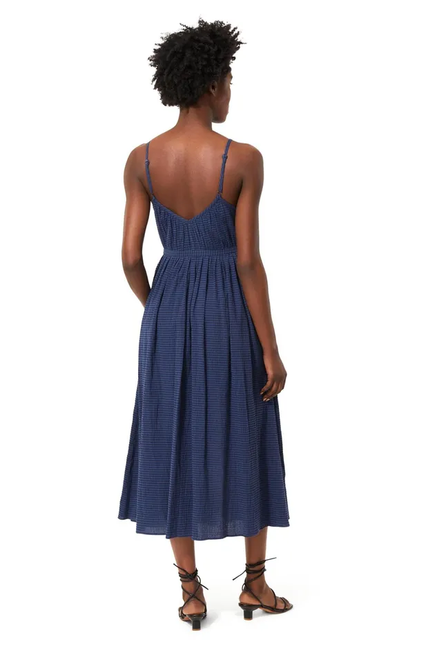 Women Mara Hoffman Dresses Enrica Dress Blue Women Mara Hoffman Dresses Enrica Dress Blue