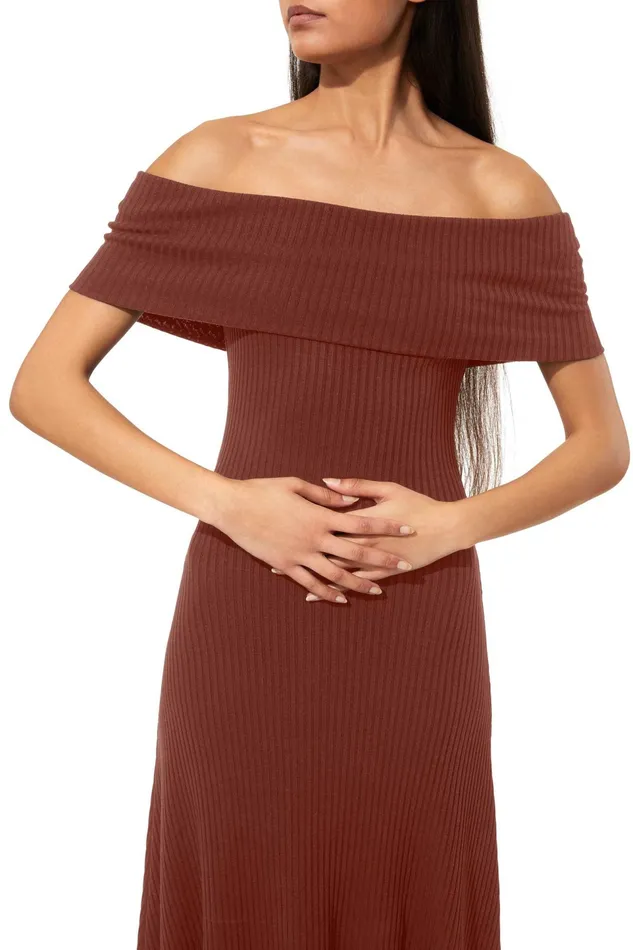 Women Mara Hoffman Dresses Imogen Dress Brown