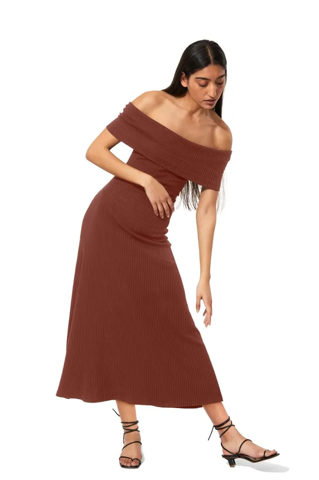 Women Mara Hoffman Dresses Imogen Dress Brown