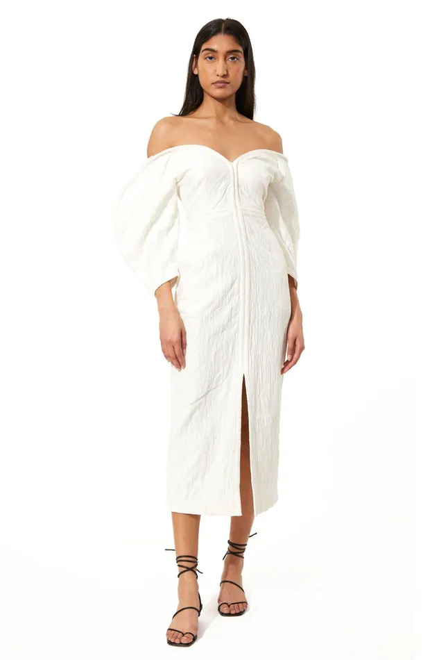 Women Mara Hoffman Dresses Leonara Dress White