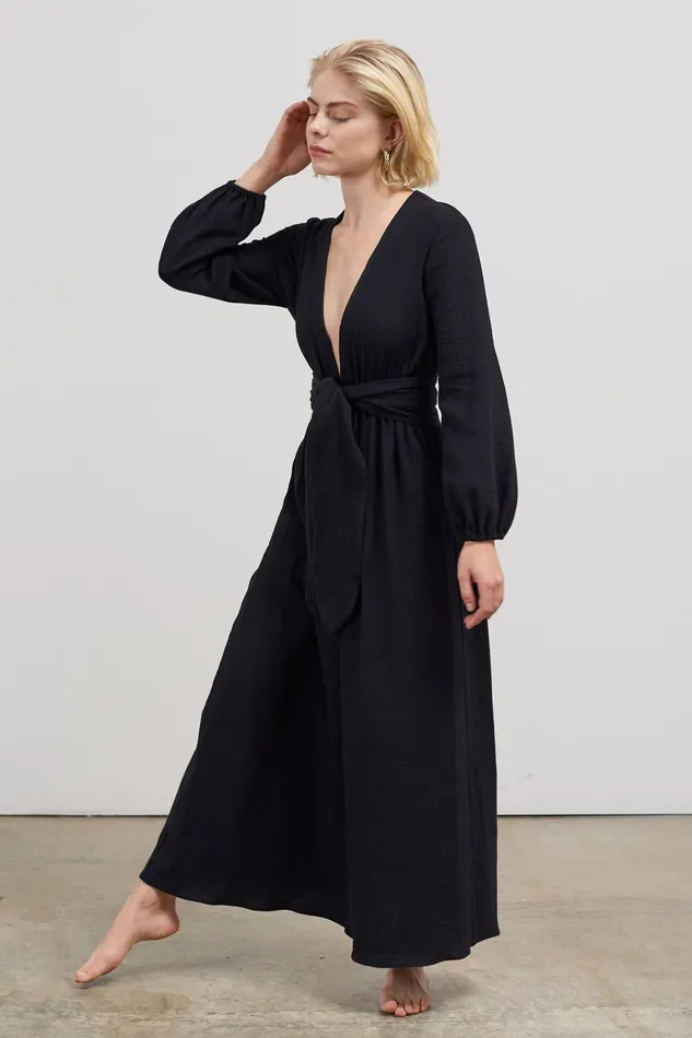 Women Mara Hoffman Dresses Luna Dress Black