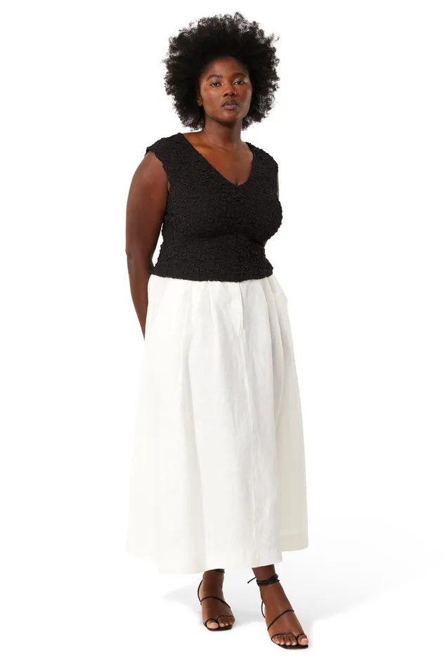 Women Mara Hoffman Extended Sizes Extended Poppy Top Black