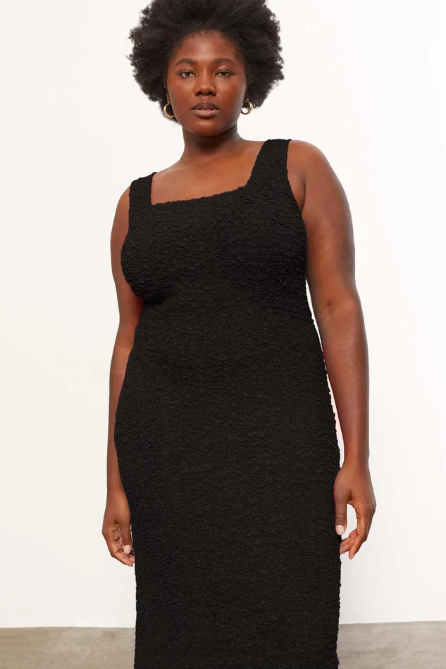 Women Mara Hoffman Extended Sizes Extended Sloan Dress Black