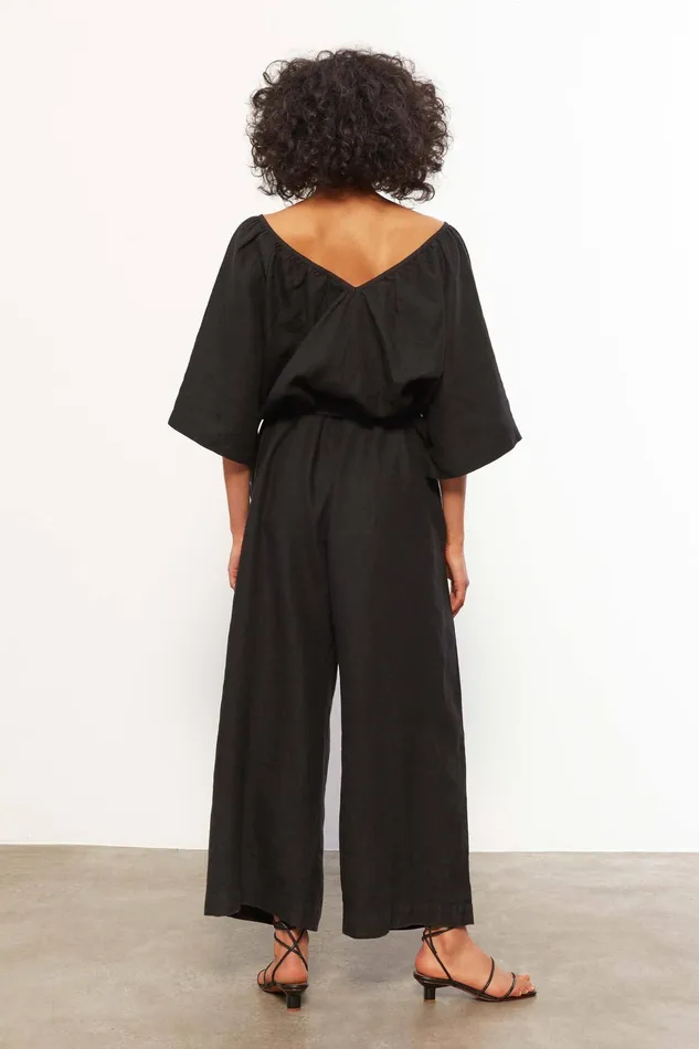 Women Mara Hoffman Jumpsuits and Rompers Sunniva Jumpsuit Black