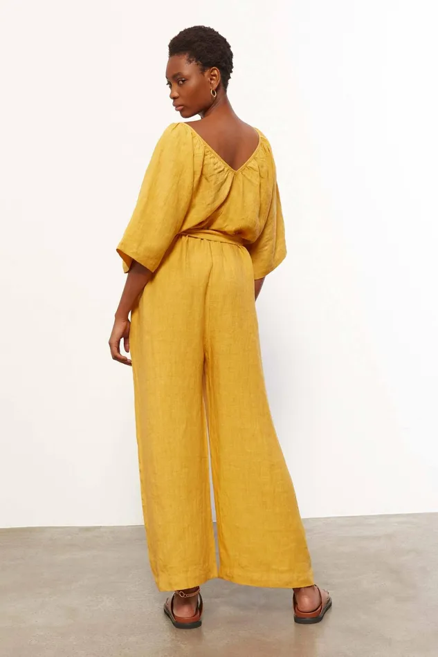 Women Mara Hoffman Jumpsuits and Rompers Sunniva Jumpsuit Turmeric Women Mara Hoffman Jumpsuits and Rompers Sunniva Jumpsuit Turmeric