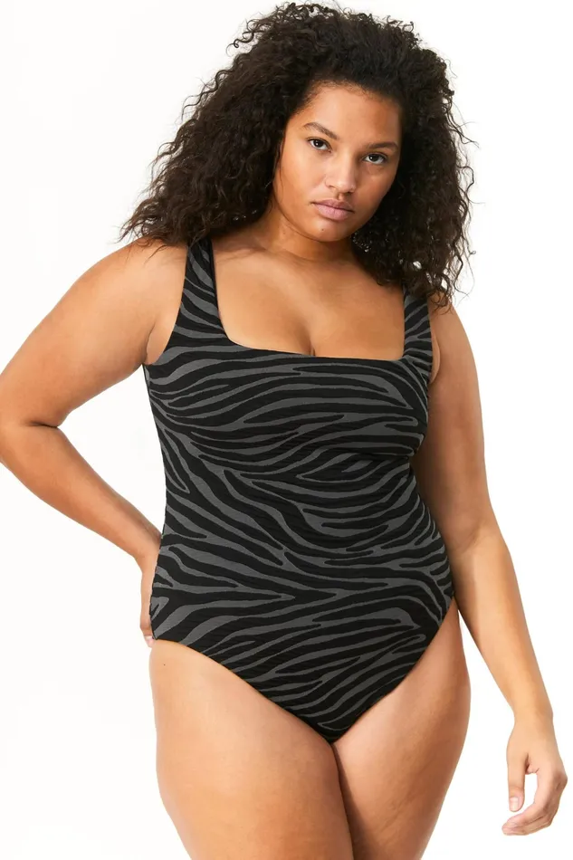 Women Mara Hoffman One Pieces Extended Persephone One Piece Black Gray Women Mara Hoffman One Pieces Extended Persephone One Piece Black Gray