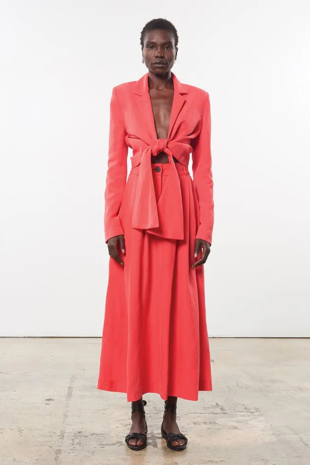 Women Mara Hoffman Outerwear Catalina Jacket Red