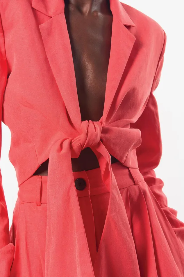 Women Mara Hoffman Outerwear Catalina Jacket Red