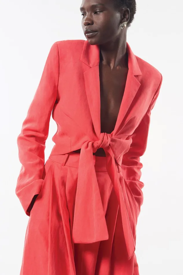 Women Mara Hoffman Outerwear Catalina Jacket Red