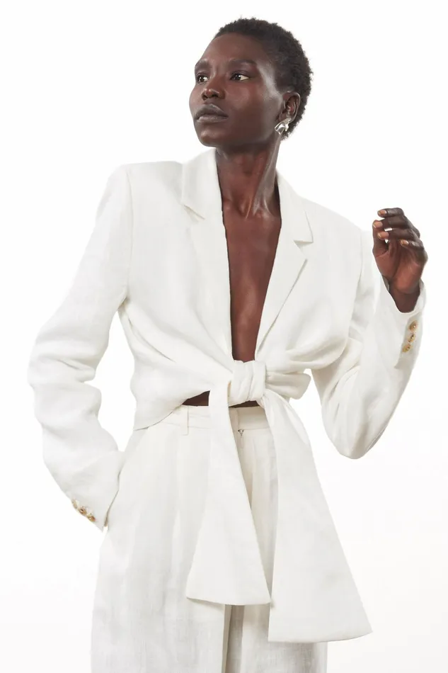 Women Mara Hoffman Outerwear Catalina Jacket White