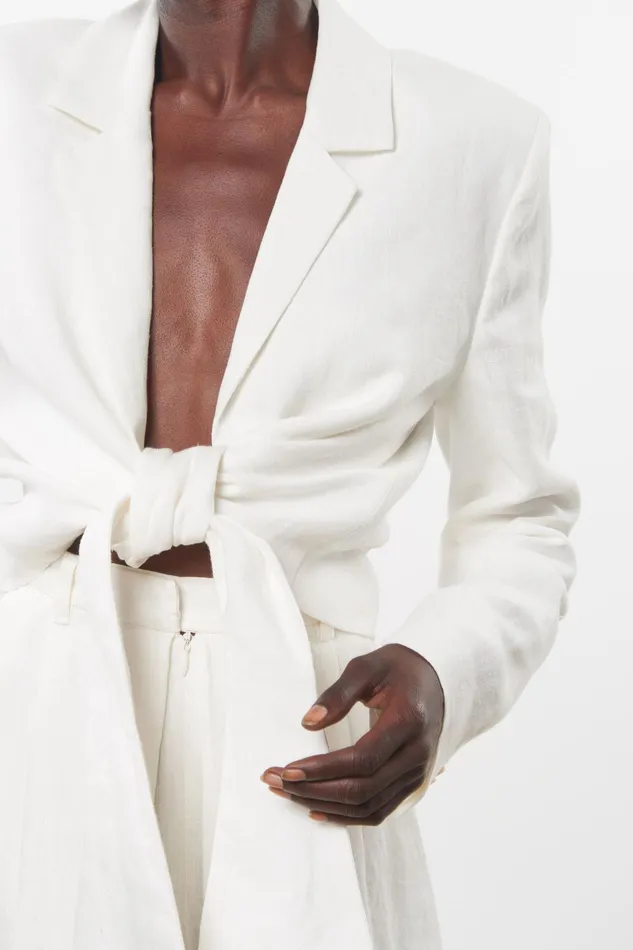 Women Mara Hoffman Outerwear Catalina Jacket White