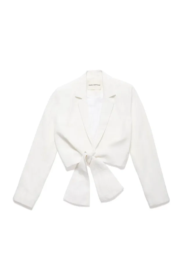 Women Mara Hoffman Outerwear Catalina Jacket White